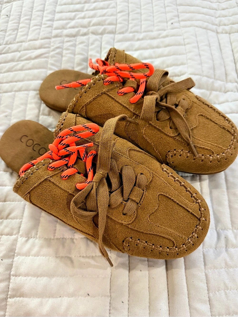 Coconuts by Matisse Devyn Sneaker Mule Brown & Orange US 7.5